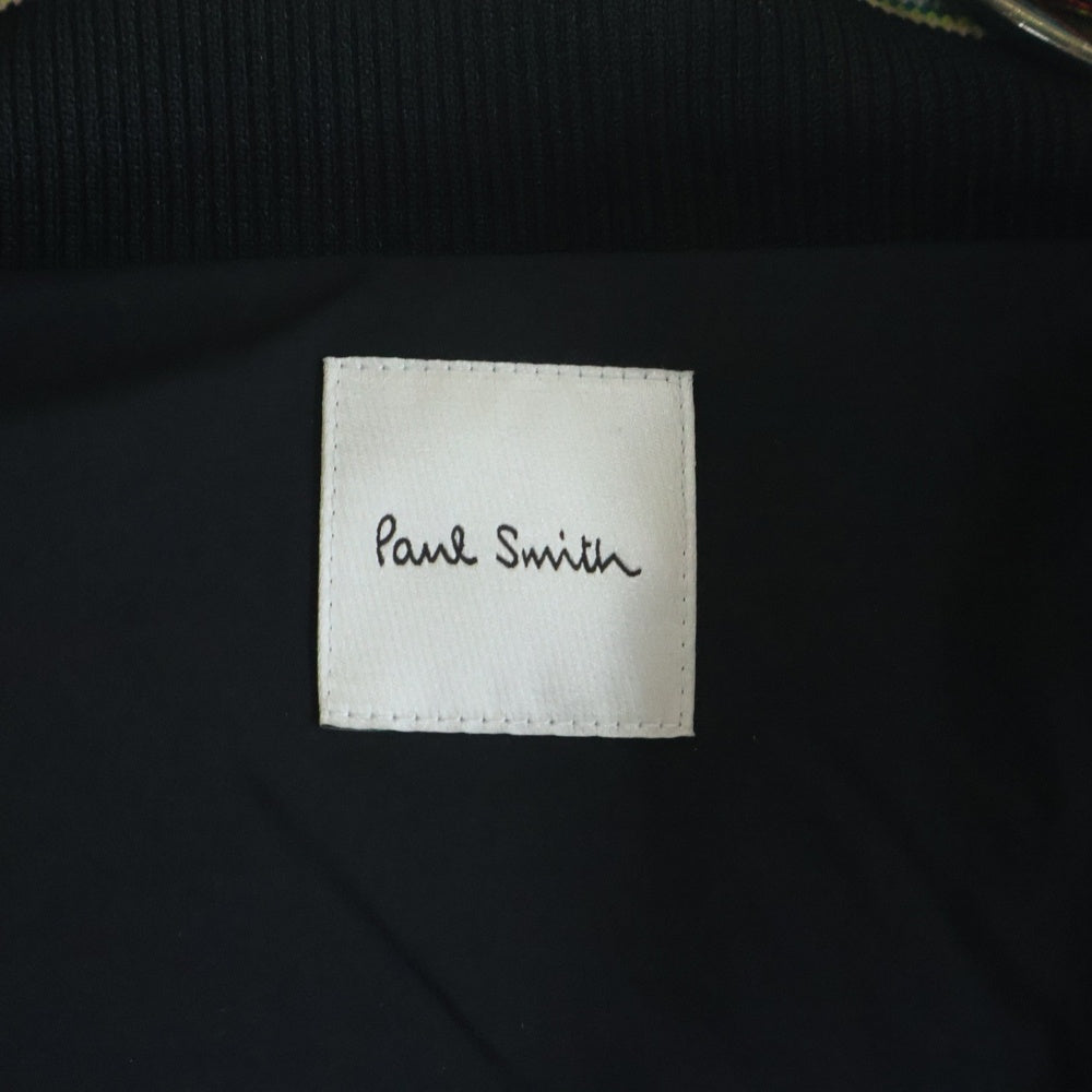 Paul Smith(ポールスミス) 26AW Cropped Logoクロップドロゴ ダブレジップダウンジャケット ブラック 649Z