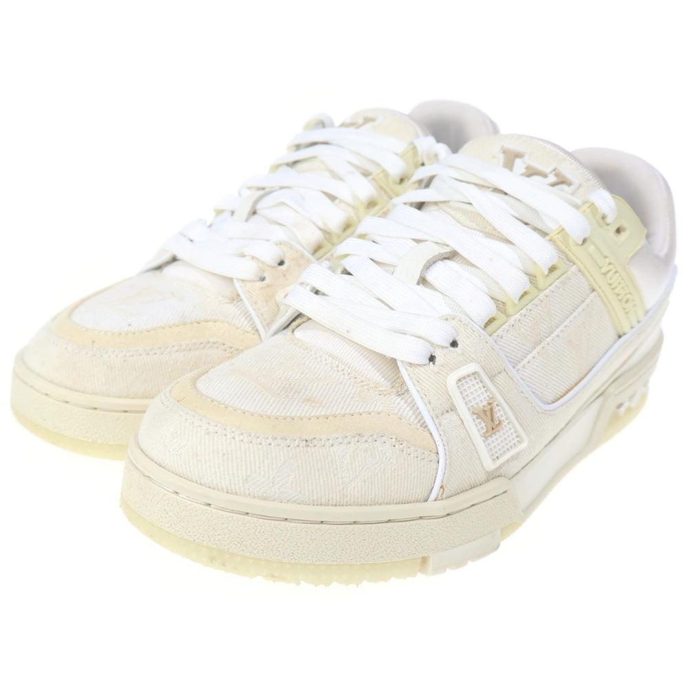LOUIS VUITTON(ルイヴィトン) LV TRAINER LVトレイナー モノグラム ラインローカットスニーカー ベージュ レディース 1ACP1P