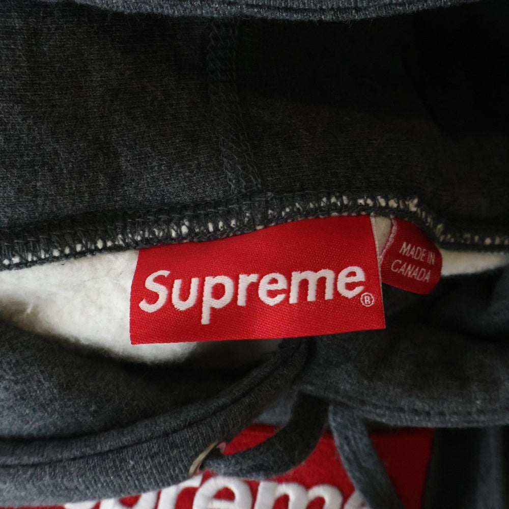 SUPREME(シュプリーム) 21AW Box Logo Hooded Sweatshirt ボックスロゴ スウェットシャツフーディー グレー