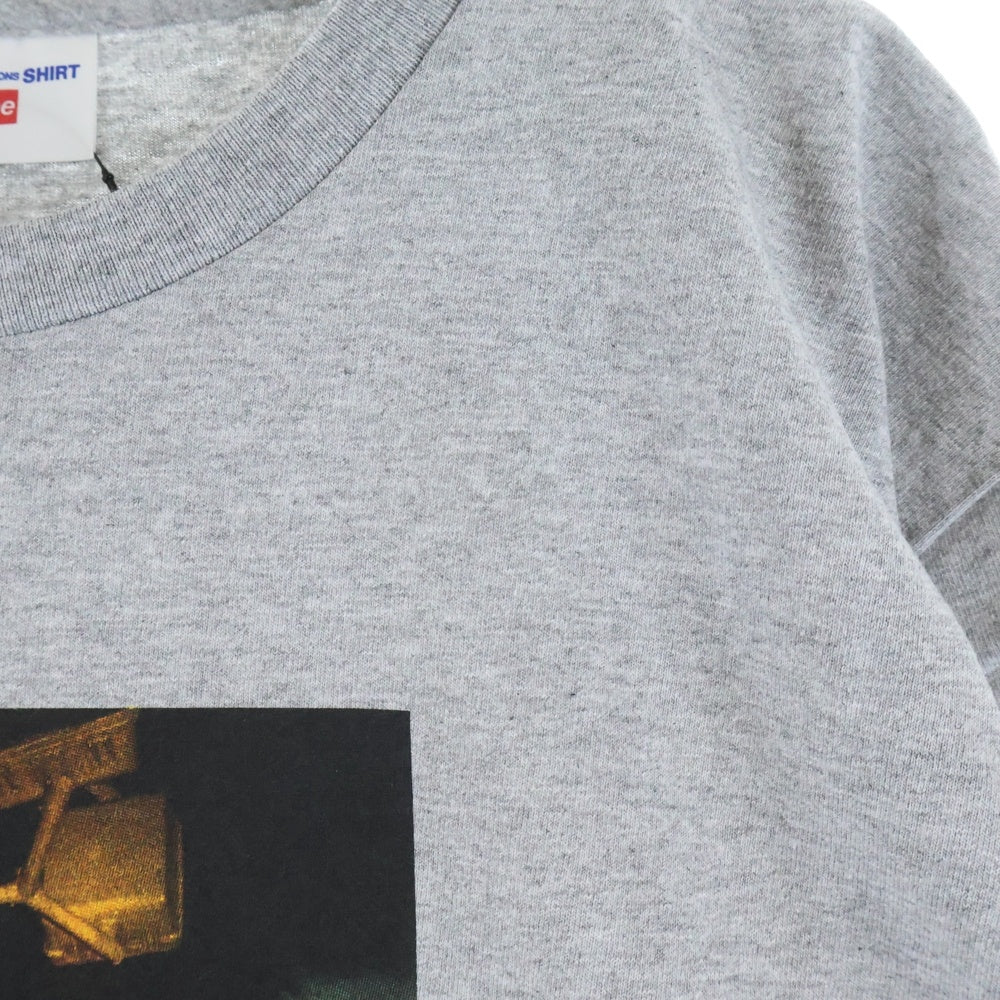 SUPREME(シュプリーム) 14SS ×COMME DES GARCONS SHIRTHAROLD HUNTER プリントクルーネック半袖Tシャツ グレー