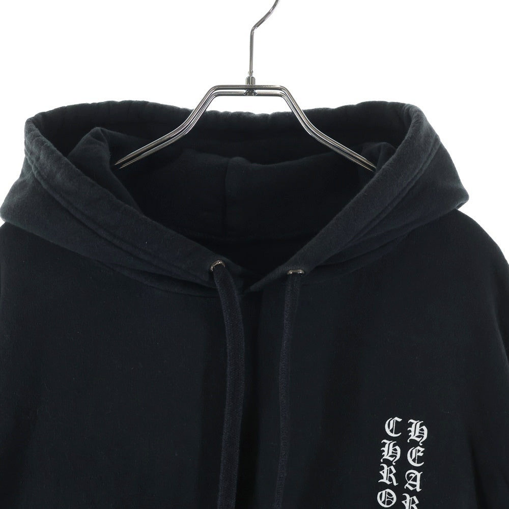 CHROME HEARTS(クロムハーツ) SWTSHRT PLVR アームロゴプリントプルオーバーパーカー ブラック