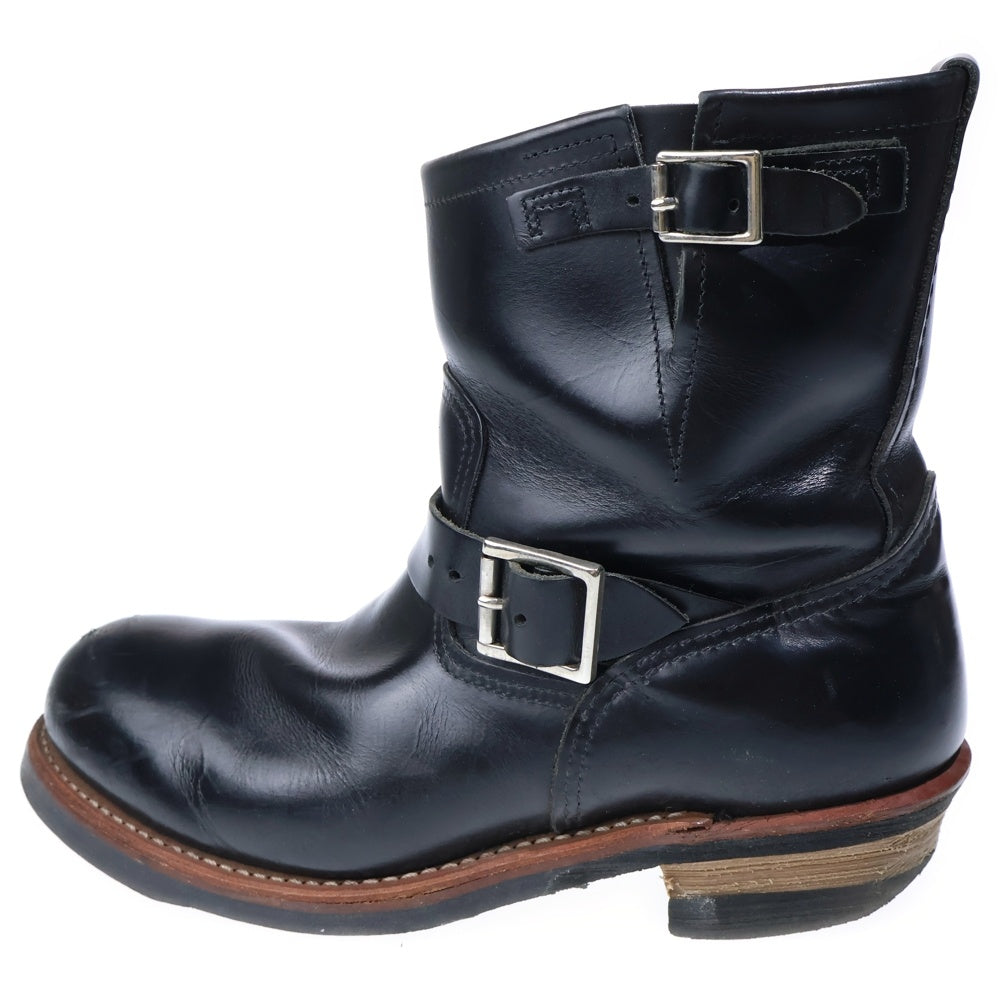 RED WING(レッド ウイング) short engineer ショート エンジニア ブーツ レザー ブラック 2976