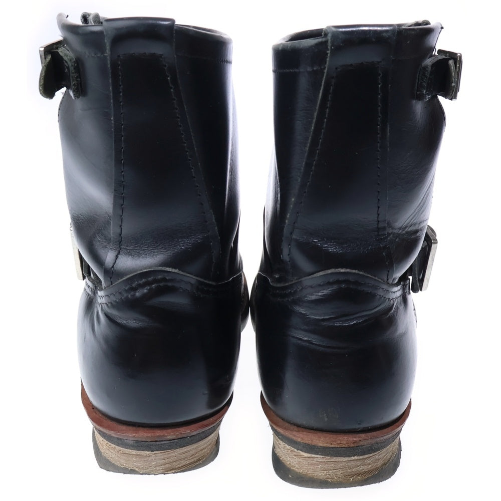RED WING(レッド ウイング) short engineer ショート エンジニア ブーツ レザー ブラック 2976