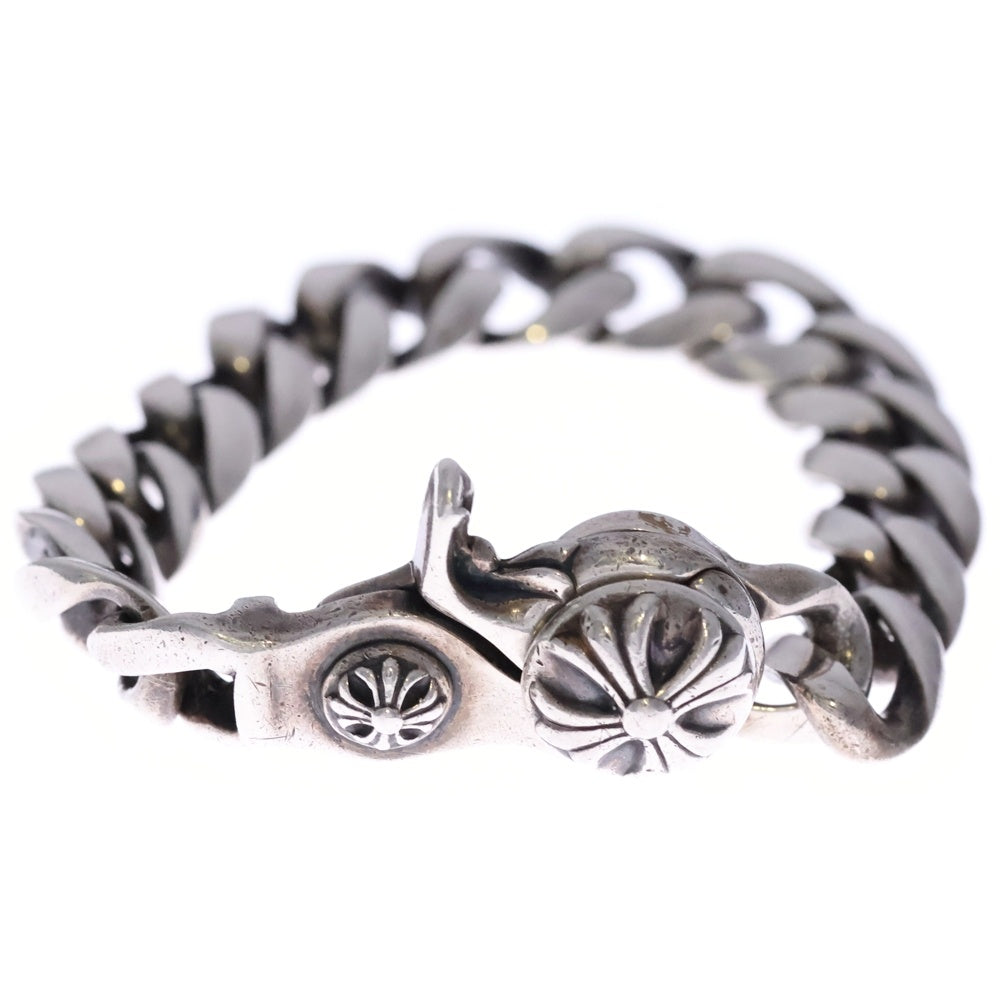 CHROME HEARTS(クロムハーツ) CLSC CHN LNK クラシックリンククリップブレスレット 15リンク シルバー オールド