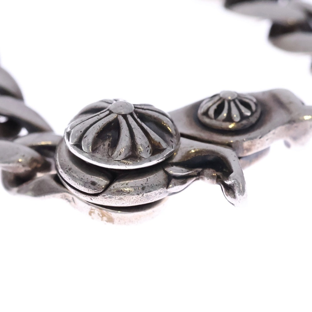 CHROME HEARTS(クロムハーツ) CLSC CHN LNK クラシックリンククリップブレスレット 15リンク シルバー オールド