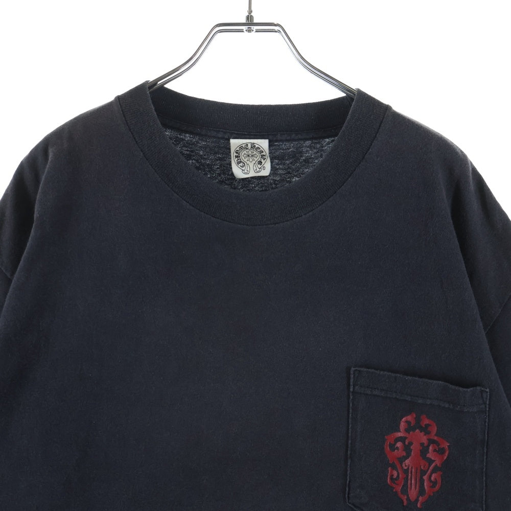 CHROME HEARTS(クロムハーツ) OLD Dagger Tee オールドモデル ダガープリント クルーネック半袖Tシャツカットソー ブラック
