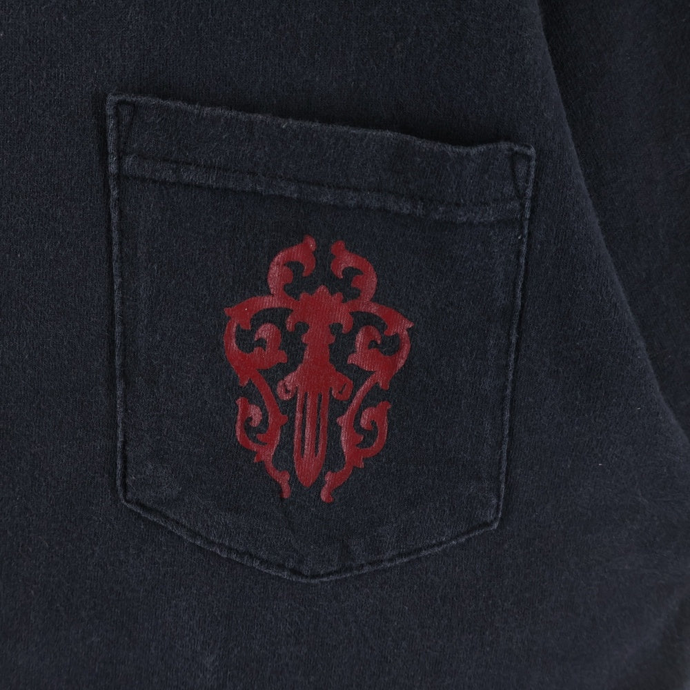 CHROME HEARTS(クロムハーツ) OLD Dagger Tee オールドモデル ダガープリント クルーネック半袖Tシャツカットソー ブラック