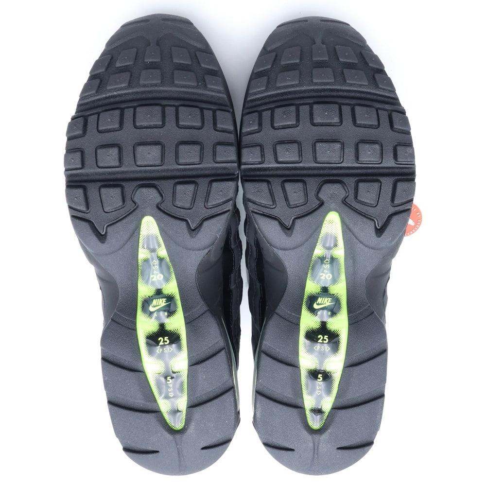 NIKE(ナイキ) AIR MAX 95 BIG BUBBLE SE HRJK エアマックス ビッグバブル ローカットスニーカー ブラック/イエロー US10/28cm IM8063-010