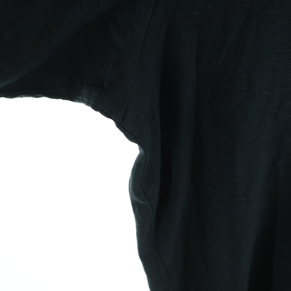Acne Studios(アクネ ストゥディオズ) 1996 フロントロゴプリント クルーネック半袖Tシャツカットソー ブラック FN-UX-TSHI000013