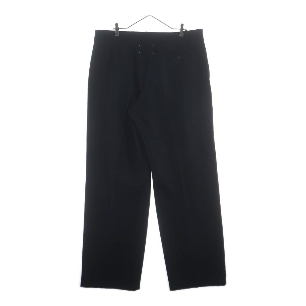 Maison Martin Margiela(メゾンマルタンマルジェラ) 25AW Wool Wide Pants S67KA0079 バック 4ステッチ ウール ワイドパンツ ブラック