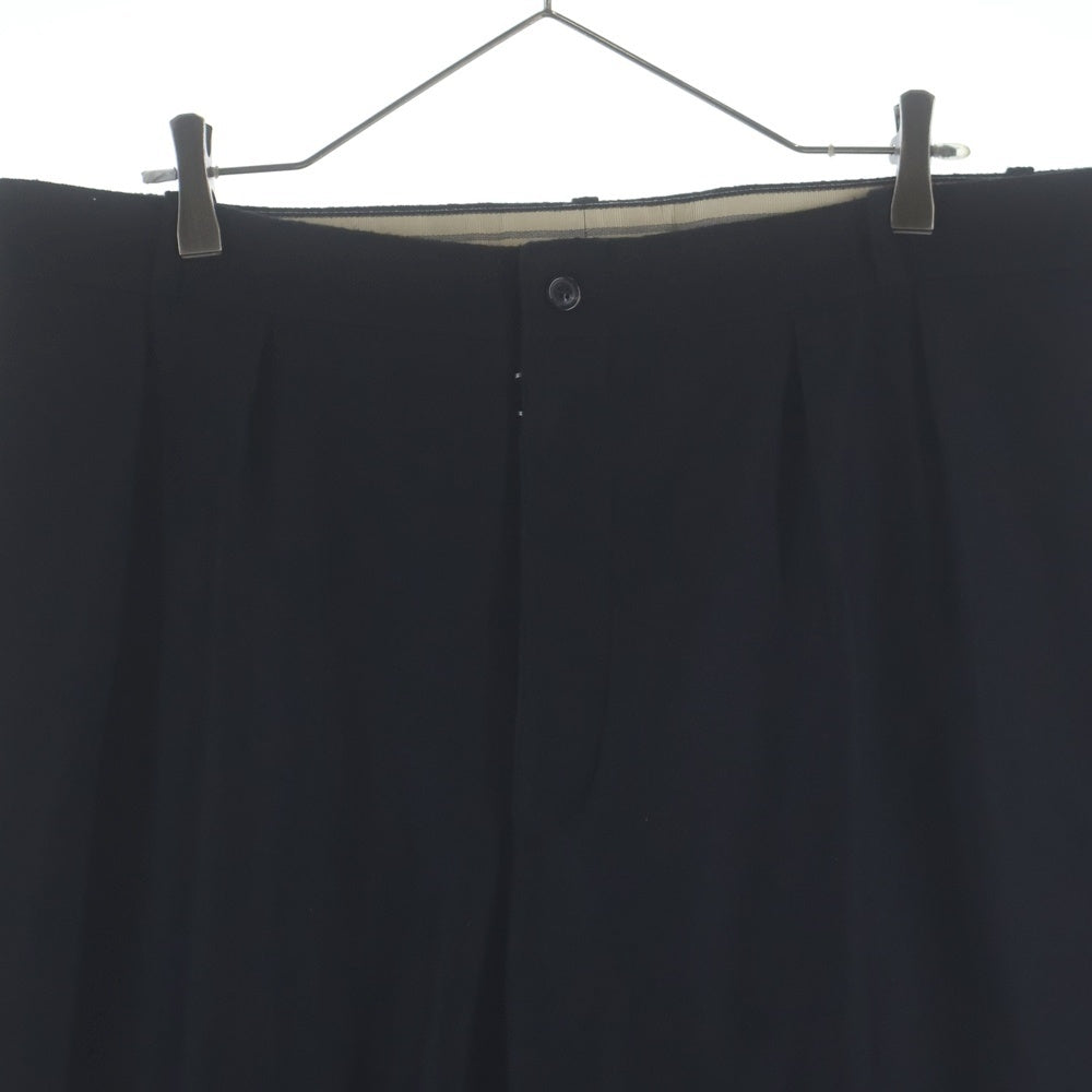 Maison Martin Margiela(メゾンマルタンマルジェラ) 25AW Wool Wide Pants S67KA0079 バック 4ステッチ ウール ワイドパンツ ブラック