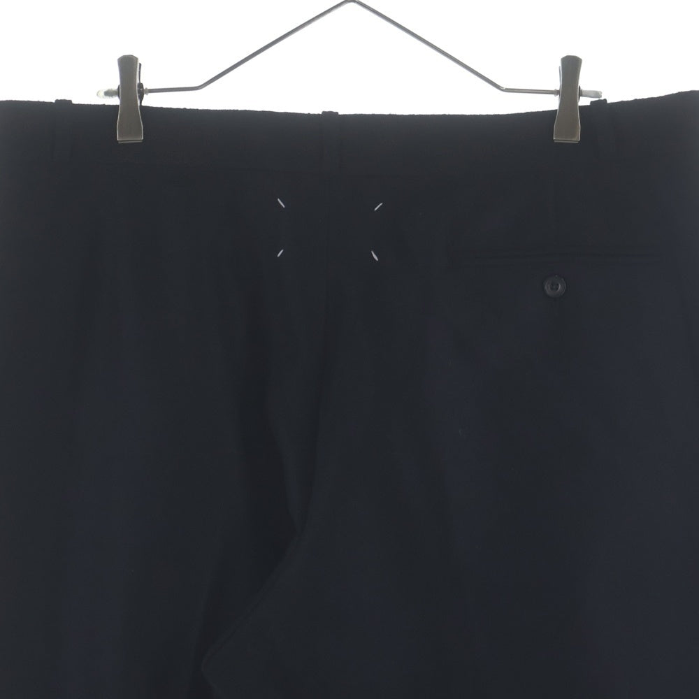 Maison Martin Margiela(メゾンマルタンマルジェラ) 25AW Wool Wide Pants S67KA0079 バック 4ステッチ ウール ワイドパンツ ブラック