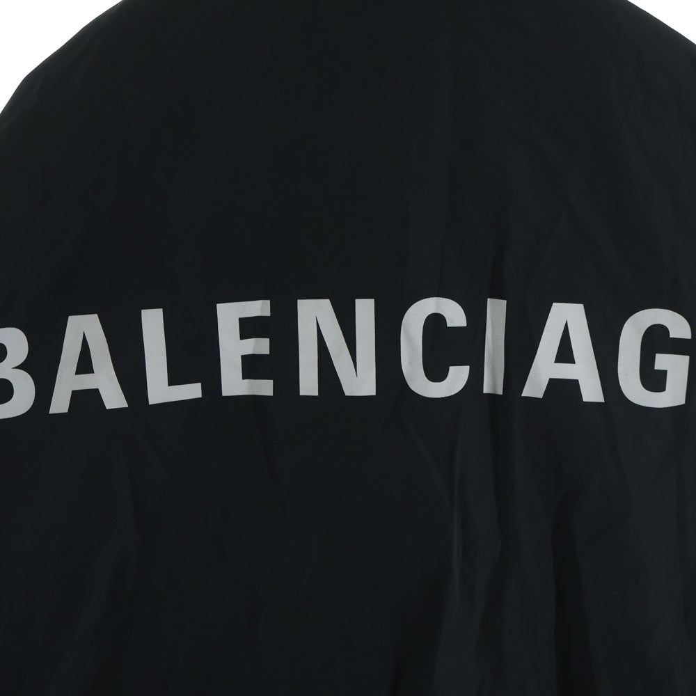BALENCIAGA(バレンシアガ) 18SS ブランドロゴ ナイロンコーチジャケット ブラック 533911