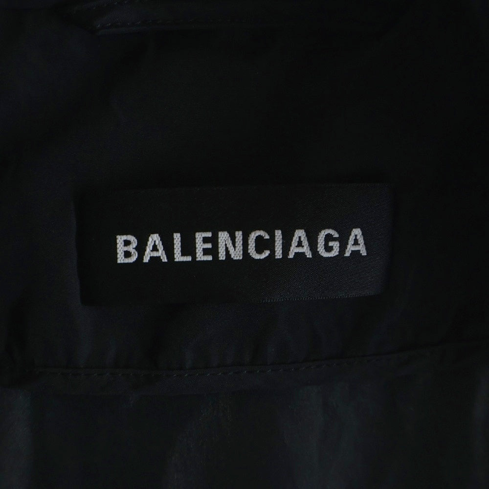 BALENCIAGA(バレンシアガ) 18SS ブランドロゴ ナイロンコーチジャケット ブラック 533911