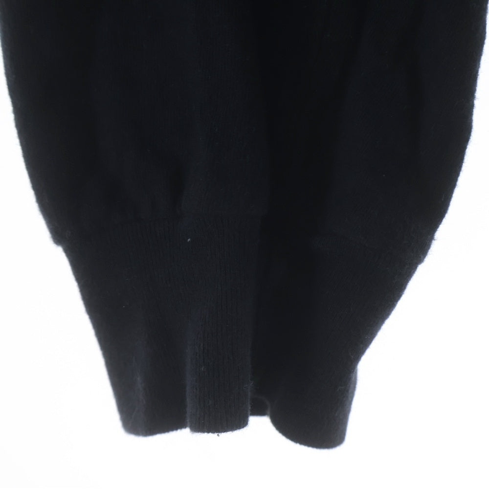 CHROME HEARTS(クロムハーツ) Neck Logo L/S T-Shirt ネックロゴクルーネック長袖Tシャツカットソー ロンT ブラック/ブラウン