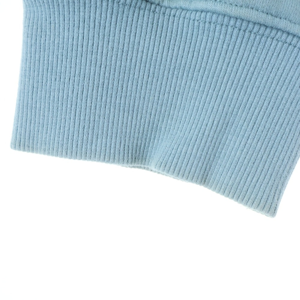DIOR(ディオール) 23AW フロントロゴ刺繍 クルーネック長袖スウェットトレーナー ライトブルー 343J694A0531