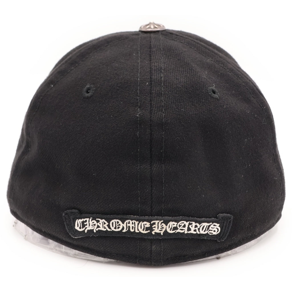 CHROME HEARTS(クロムハーツ) CH HATホースシュー刺繍 クロスボールベースボールキャップ ブラック
