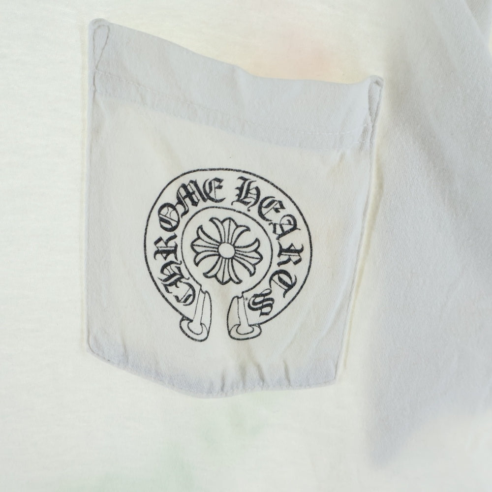 CHROME HEARTS(クロムハーツ) BACK GRAD CIRCLE LOGO TEE バック グラデーション サークルロゴ クルーネック半袖Tシャツ カットソー ホワイト