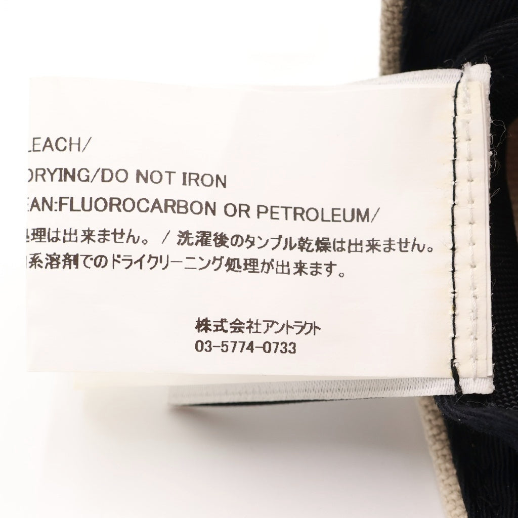 READY MADE(レディメイド) 24AW CAP/WHITE ヴィンテージ加工 ベースボールキャップ 帽子 カーキ RECL-CO-WH-00-00-293