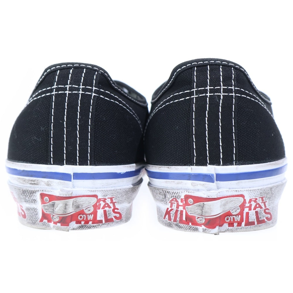 GALLERY DEPT.(ギャラリーデプト) 25AW ×Authentic バンズ オーセンティック ユーズド加工 ローカットスニーカー ブラック/マルチカラー US11/29cm 507452