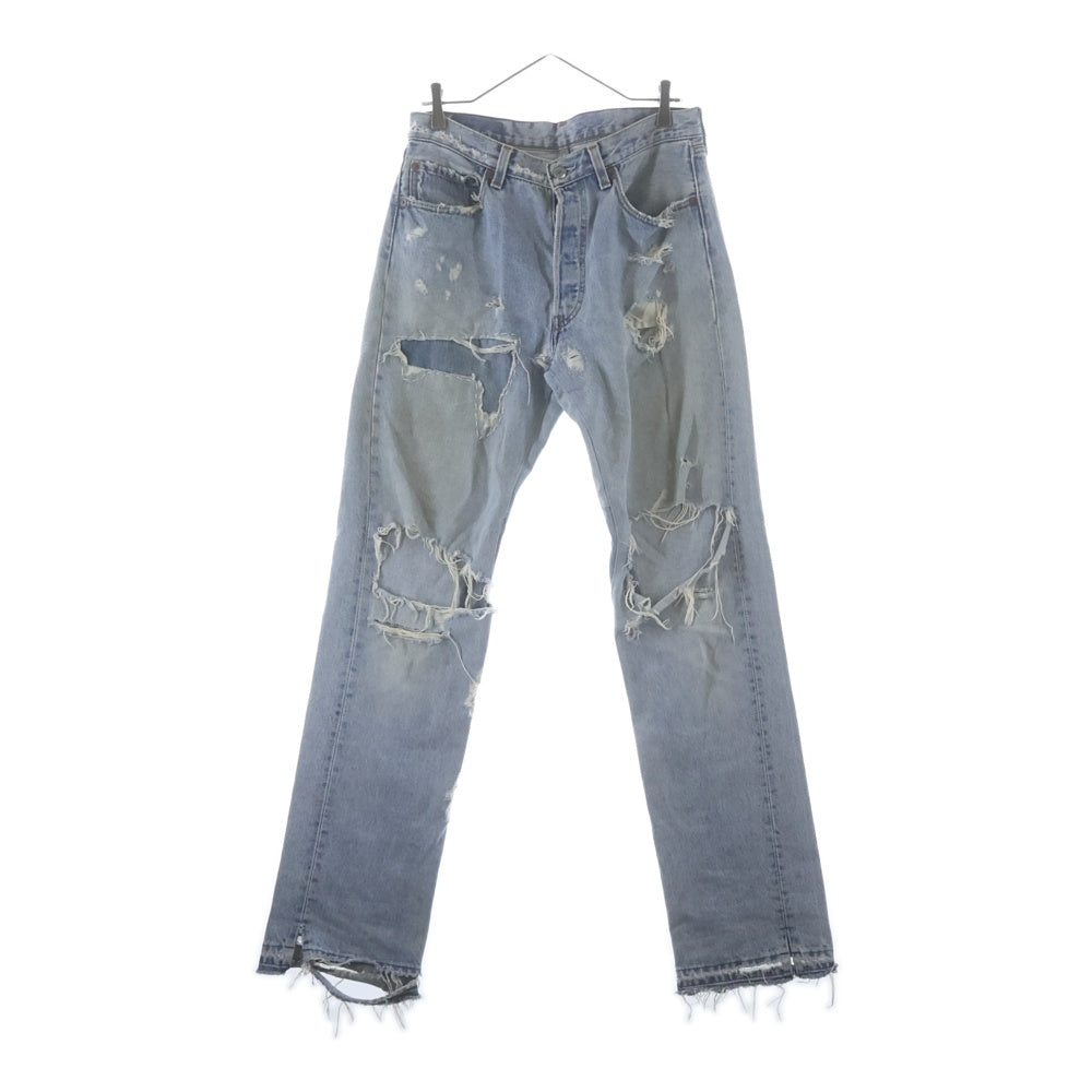 READY MADE(レディメイド) 22SS VINTAGE 501 RE JEANS ダメージ加工 リメイクデニムパンツ ジーンズ ブルー RE-CO-BL-00-00-191