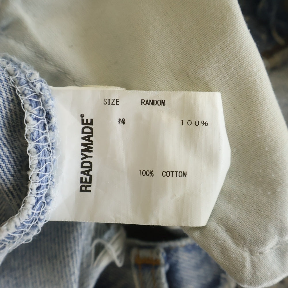 READY MADE(レディメイド) 22SS VINTAGE 501 RE JEANS ダメージ加工 リメイクデニムパンツ ジーンズ ブルー RE-CO-BL-00-00-191