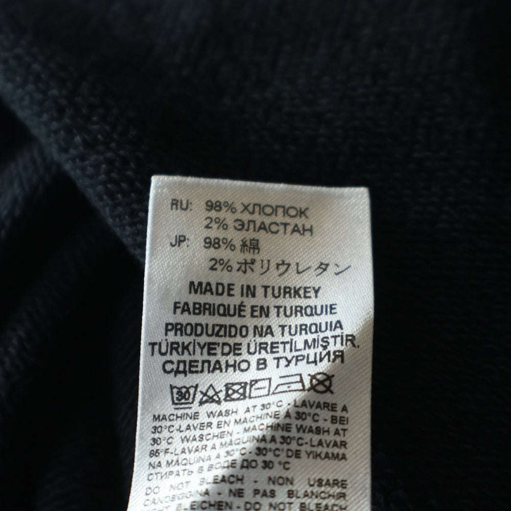 MM6 Maison Margiela(エムエムシックスメゾンマルジェラ) ブランドロゴプリント クルーネック長袖スウェットトレーナー ブラック キッズ M60023-MM007 レディース