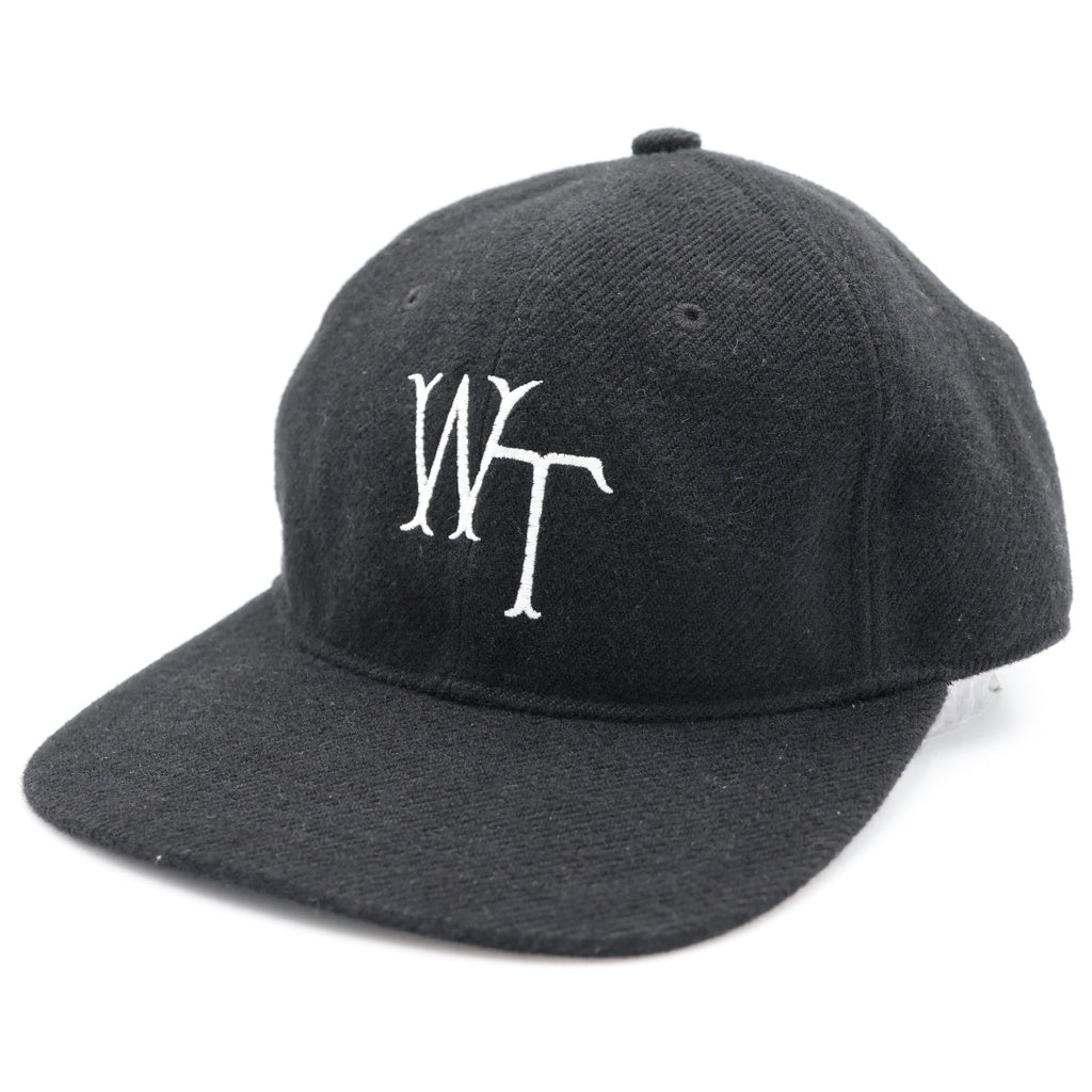 WTAPS(ダブルタップス) 24AW T-6H 03 CAP 242HCDT-HT12 刺繍ロゴ ポリツイルベースボールキャップ 帽子 ブラック