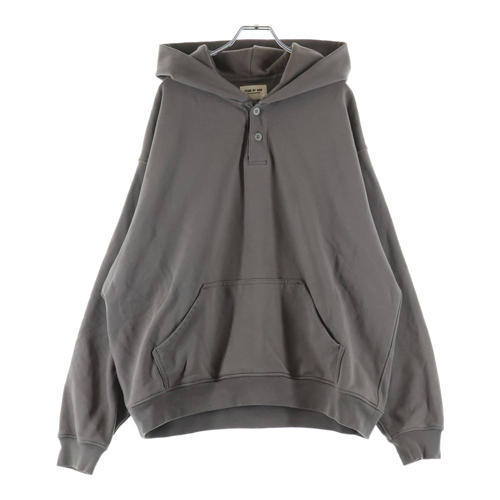 FEAR OF GOD(フィアオブゴッド) Sixth Collection Everyday Henley Hoodie ヘンリーネックプルオーバーパーカー