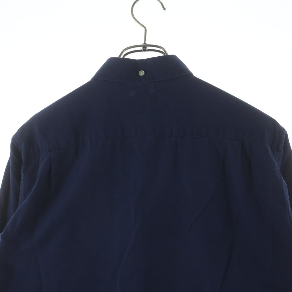 SUPREME(シュプリーム) 24SS LOOSE FIT FLANNNEL OXFORD SHIRT ルーズフィットフランネル オックスフォード 長袖コットンシャツ ネイビー