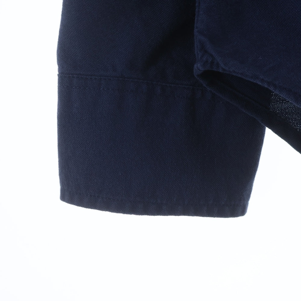 SUPREME(シュプリーム) 24SS LOOSE FIT FLANNNEL OXFORD SHIRT ルーズフィットフランネル オックスフォード 長袖コットンシャツ ネイビー