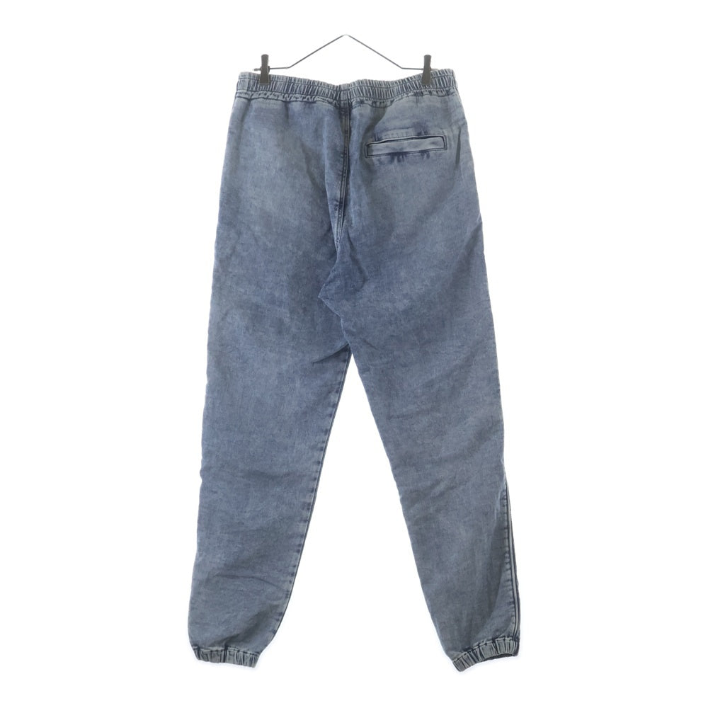 DIESEL(ディーゼル) 24AW Tapered D-Lab Track Denim ウォッシュ加工 ジョグデニムパンツ トラックパンツ インディゴ 068LU