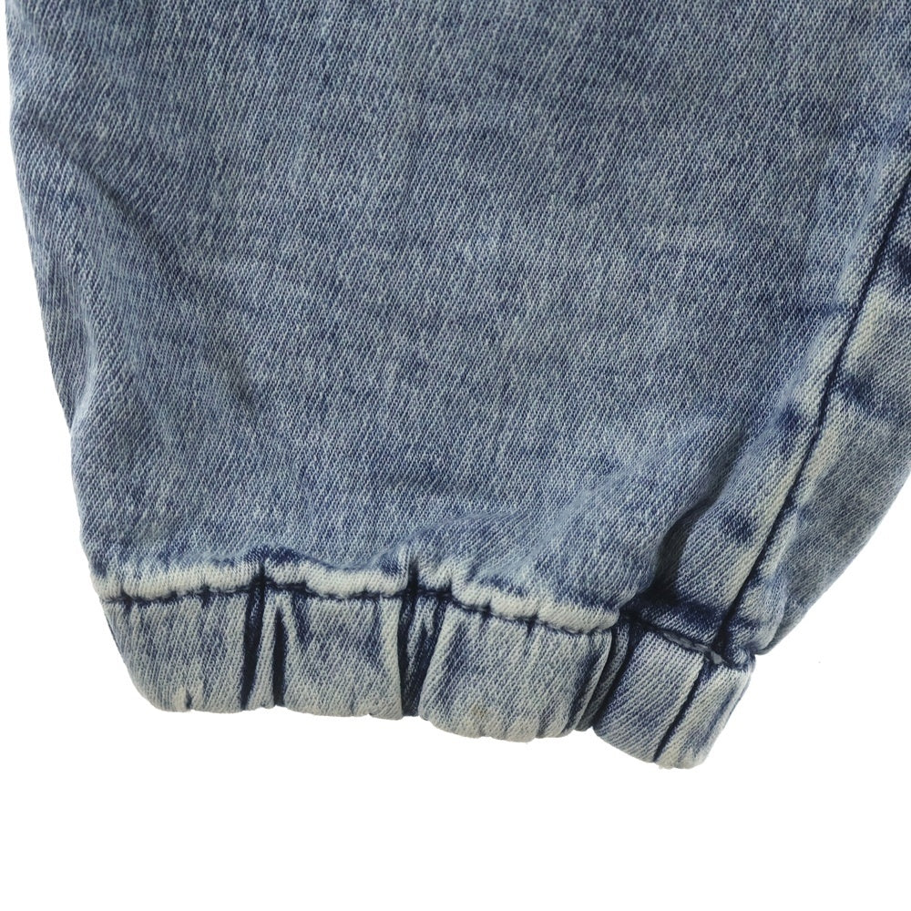 DIESEL(ディーゼル) 24AW Tapered D-Lab Track Denim ウォッシュ加工 ジョグデニムパンツ トラックパンツ インディゴ 068LU