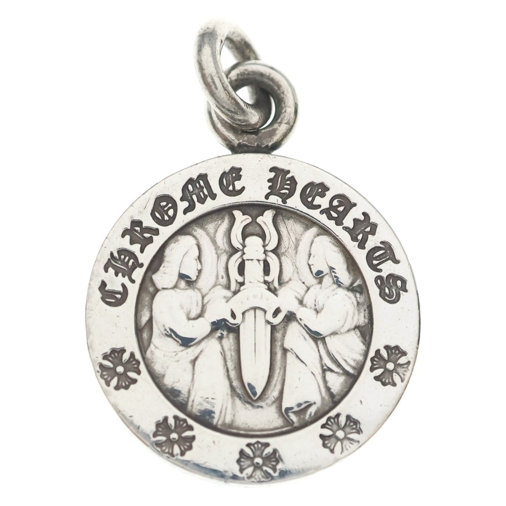 CHROME HEARTS(クロムハーツ) CHRM ANGL MDL V2 エンジェルメダルチャーム ペンダントトップ シルバーBCA229