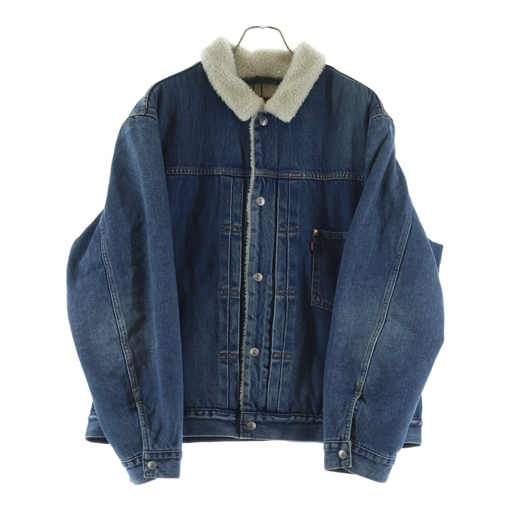 Levi's(リーバイス) type1 ファースト シェルパトラッカージャケット ボアデニムジャケット インディゴ S110784 NXVN