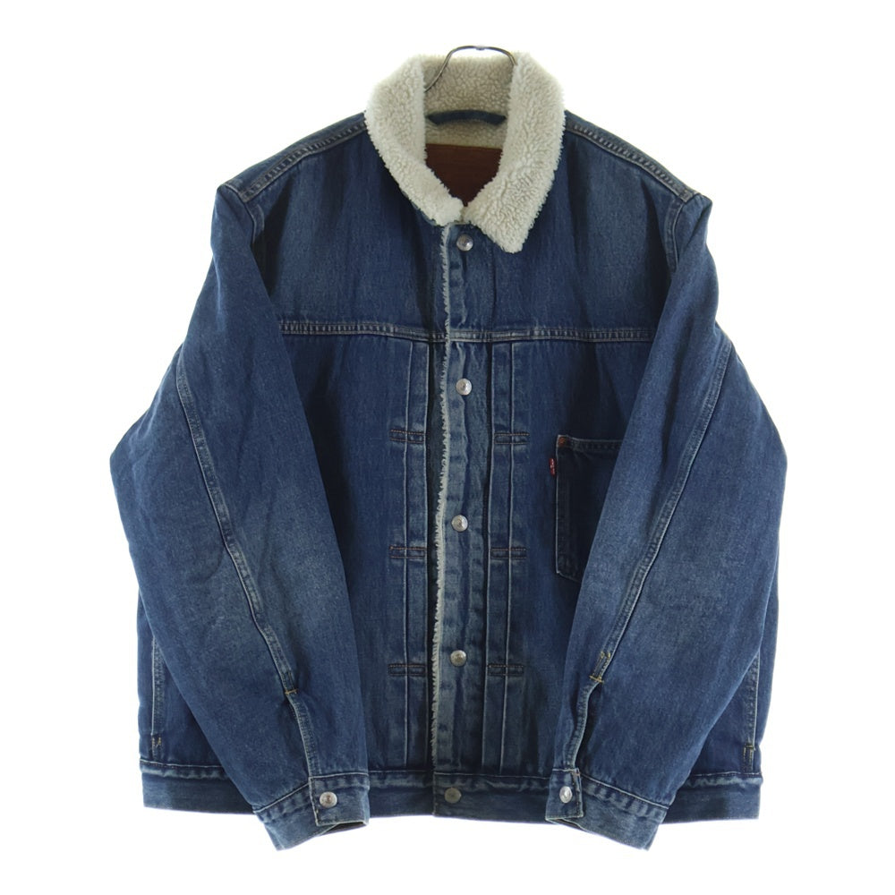 Levi's(リーバイス) type1 ファースト シェルパトラッカージャケット ボアデニムジャケット インディゴ S110784 NXVN