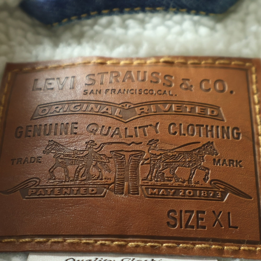 Levi's(リーバイス) type1 ファースト シェルパトラッカージャケット ボアデニムジャケット インディゴ S110784 NXVN