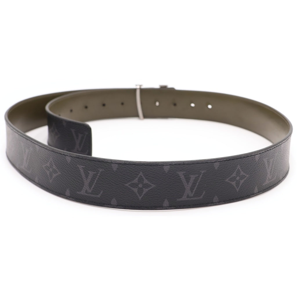 LOUIS VUITTON(ルイヴィトン) LV ライン リバーシブル モノグラム エクリプス ベルト ブラックカーキ M0252