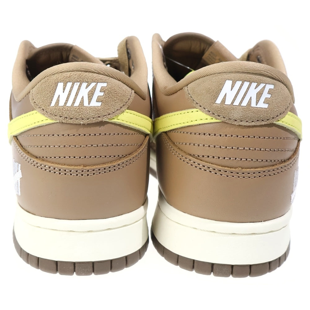 NIKE(ナイキ) ×UNDEFEATED Dunk Low SP Canteen/Lemon Frost/Palomino ダンク ロー SP キャンティーン/レモンフロスト/パロミノ US10.5/28.5CM ブラウン/イエロー DH3061 200