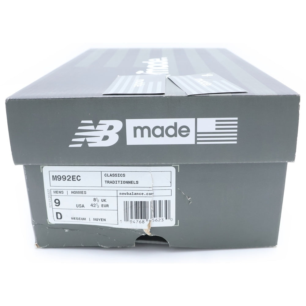 New Balance(ニューバランス) CLASSICS TRADITIONNELS USA クラシック トラディショナル ローカットスニーカー ホワイト M992EC