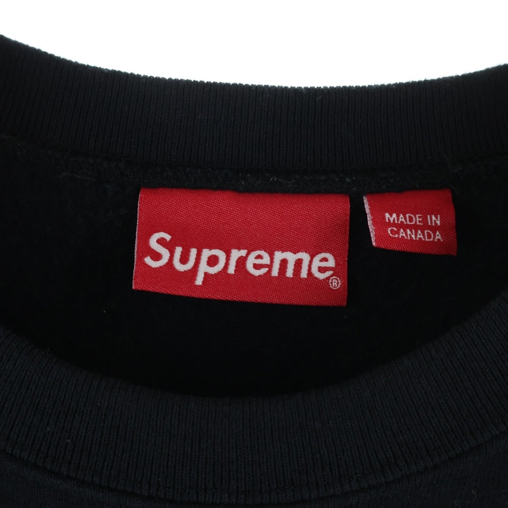 SUPREME(シュプリーム) 17AW Step Arc Crewneck ステップアーチロゴ クルーネックスウェットトレーナー ブラック