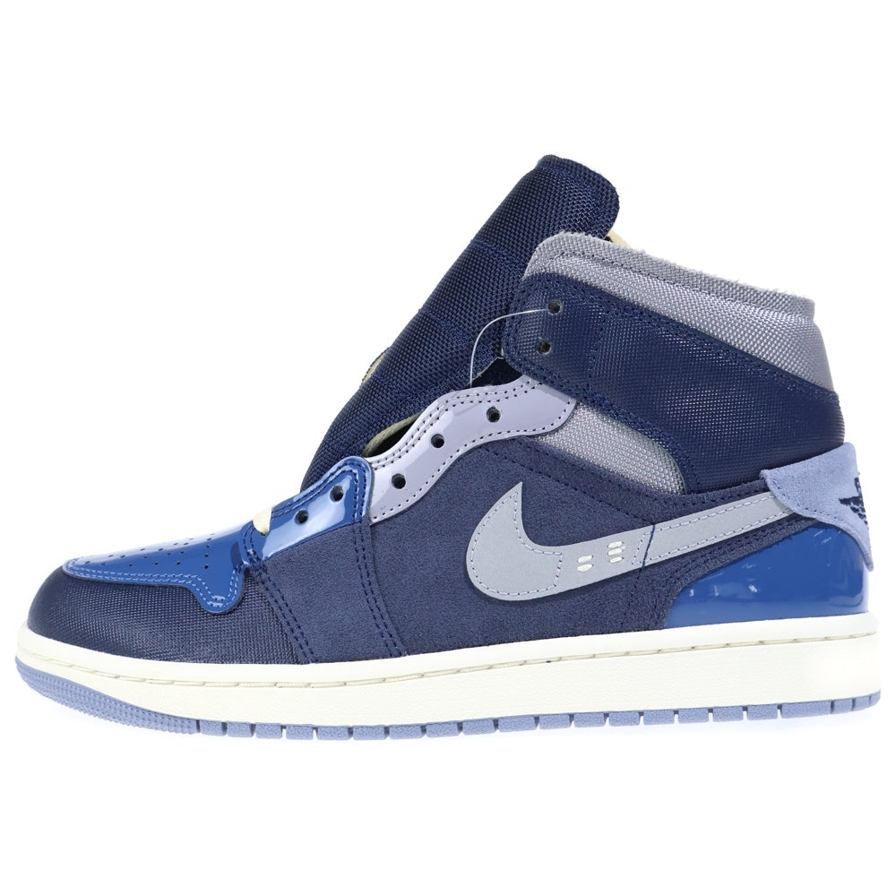 NIKE(ナイキ) AIR JORDAN 1 MID CRAFT Obsidian DR8868-400 エアジョーダン 1 ミッド クラフト オブシディアン ミドルカットスニーカーシューズ ネイビー US8.5/26.5cm