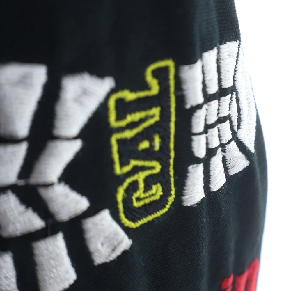 GALFY(ガルフィー) 新走り屋 JKT フロントロゴ刺繍 レーシングジャケット ブラック 121000