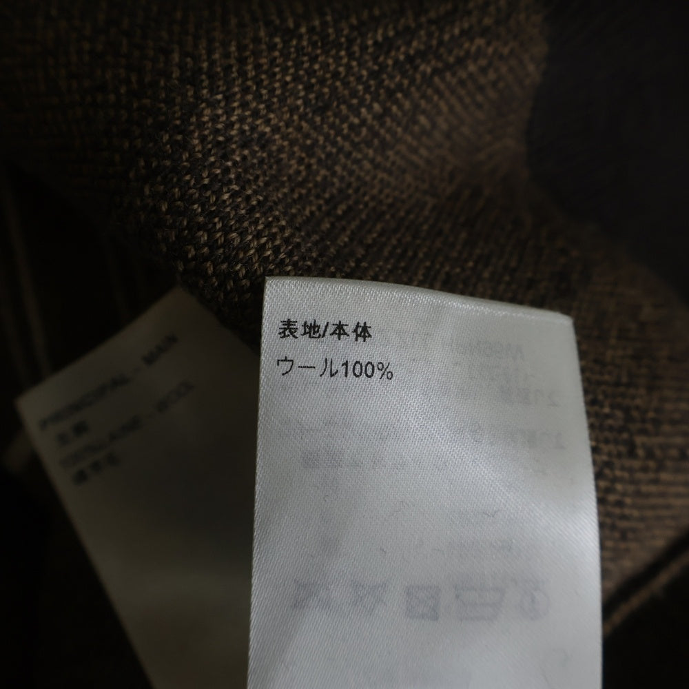 LOUIS VUITTON(ルイヴィトン) 23AW モノグラムエンブロイダード クルーネック長袖ウールニットセーター ブラウン RM232 ZLL HPN95W