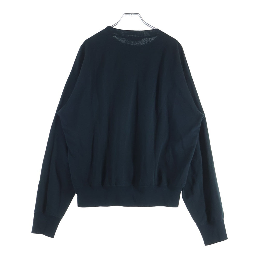 AURALEE(オーラリー) 26SS HIGH TWIST LIGHT SWEAT ハイツイスト ライト クルーネックスウェットトレーナー ブラック A26SP02MU