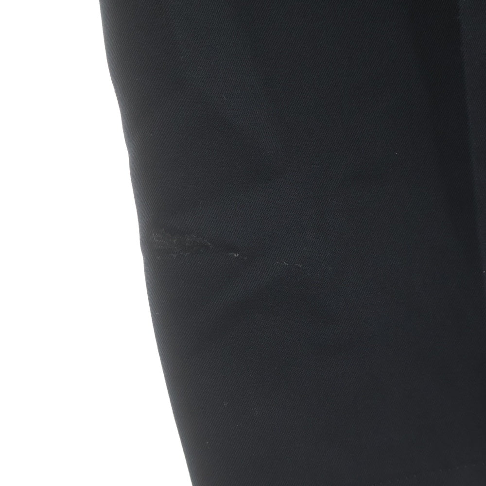 Graphpaper(グラフペーパー) Scale Off Wool Tapered Trousers スケールオフウール テーパード トラウザーパンツ ブラック GM241-40170B