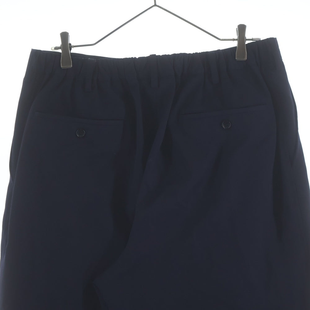 Graphpaper(グラフペーパー) Scale Off Wool Tapered Trousers スケールオフウール テーパード トラウザーパンツ ネイビー GM243-40170B