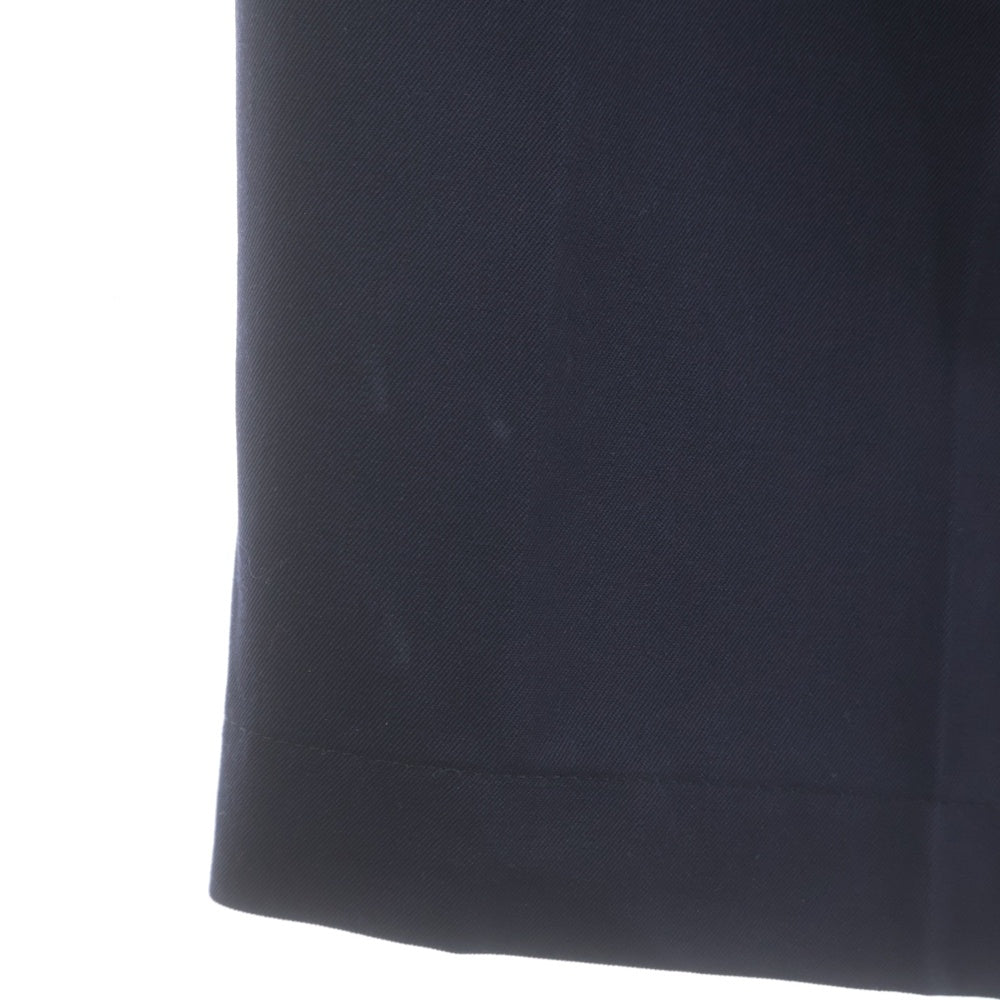 Graphpaper(グラフペーパー) Scale Off Wool Tapered Trousers スケールオフウール テーパード トラウザーパンツ ネイビー GM243-40170B