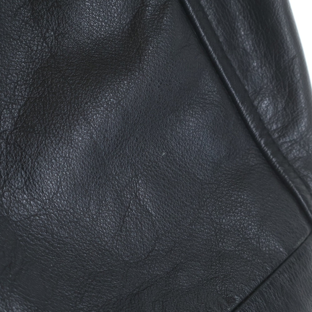 GAP(ギャップ) 90s VINTAGE Old Gap Leather Jacket ヴィンテージ オールドギャップ レザージャケット ブルゾン ブラック 112978-00-1