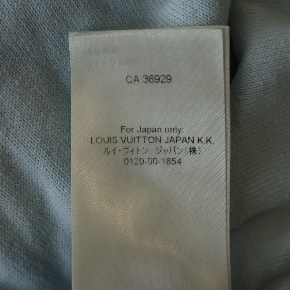 LOUIS VUITTON(ルイヴィトン) 24SS グラディエントモノグラム クルーネック長袖ニットセーター ネイビー RM241Q USO HQN42W